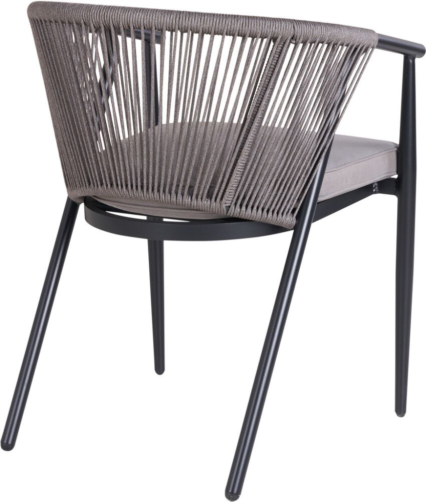 Garðstóll Maggie ál svartur