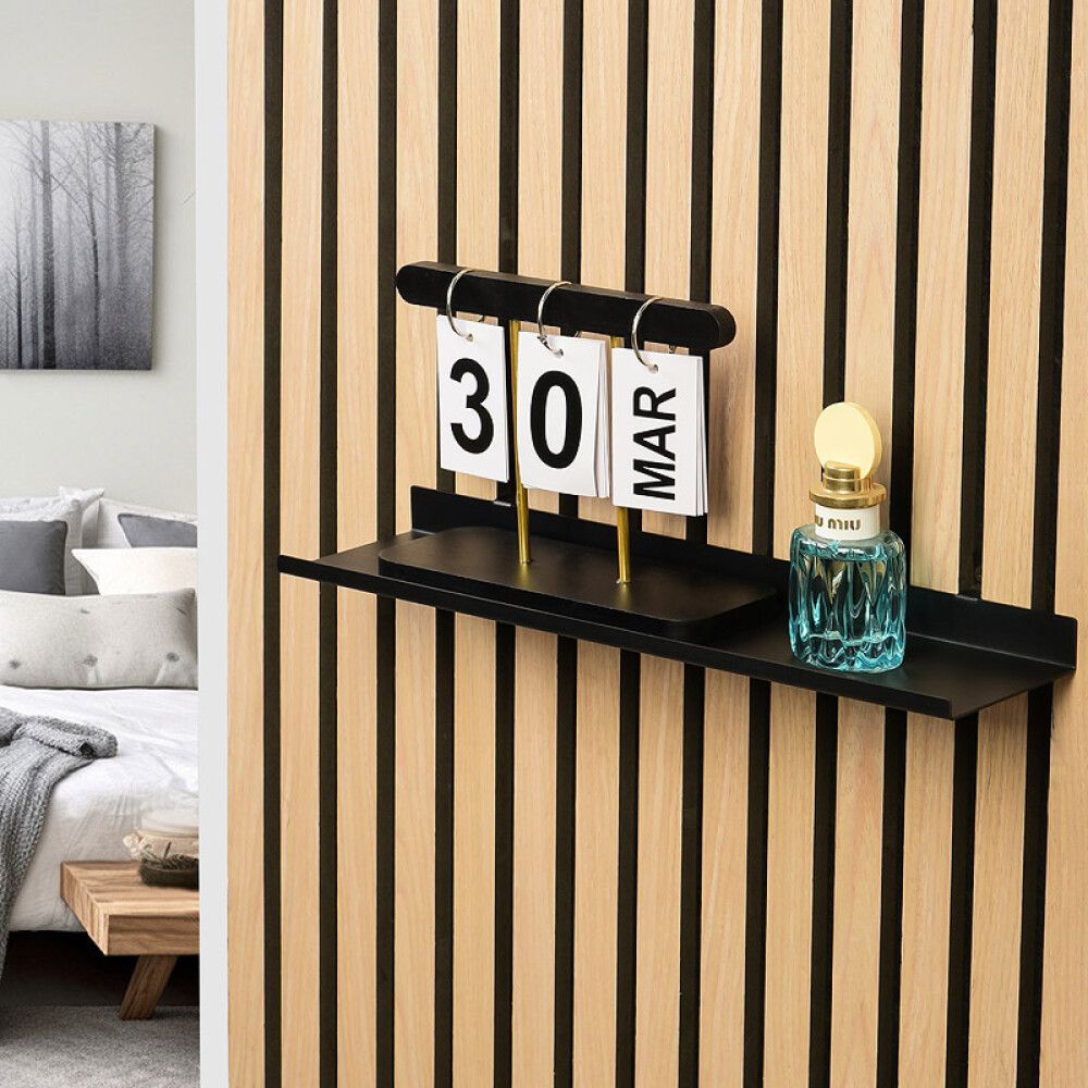 Hilla fyrir hljóðvistarplötu 40cm svört