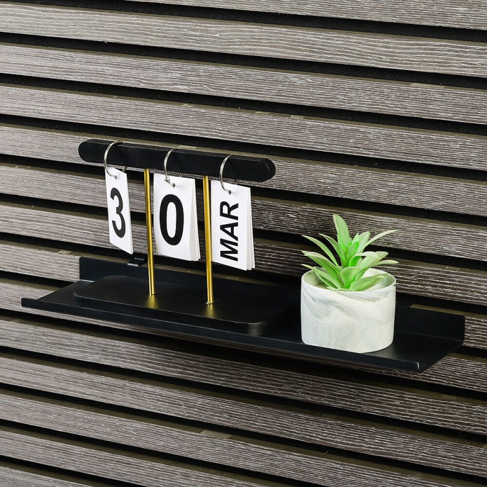 Hilla fyrir hljóðvistarplötu 40cm svört