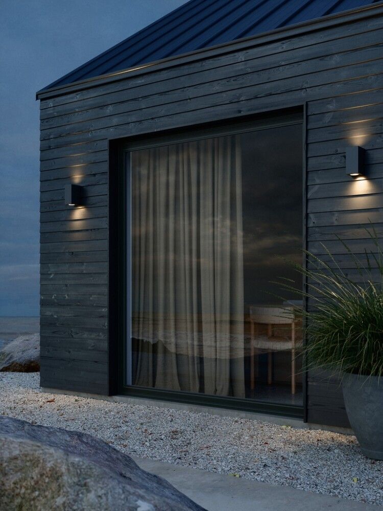 Veggljós LED Canto Maxi Kubi Seaside H10,4cm svart