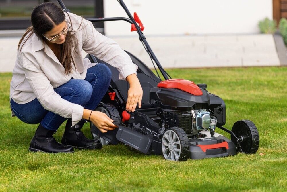 Sláttuvél bensín 3,3hö PML40-132P 40cm Scheppach