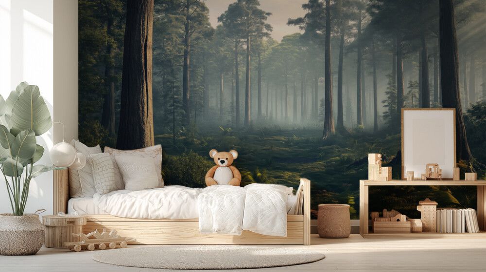 Hljóðvistarmynd landslag skógur 3600x2420x20 mm InEx