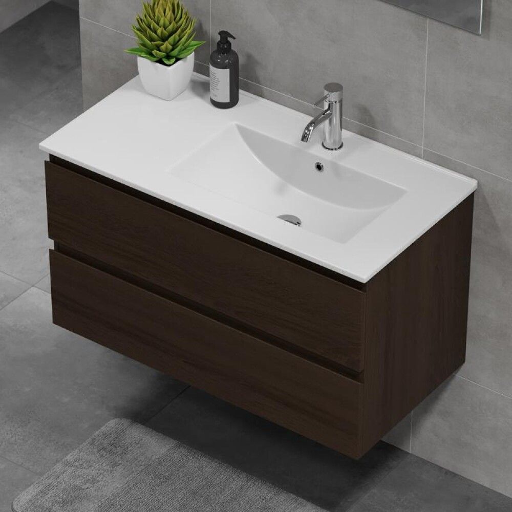 Handlaug hægri Camden 90cm hvít