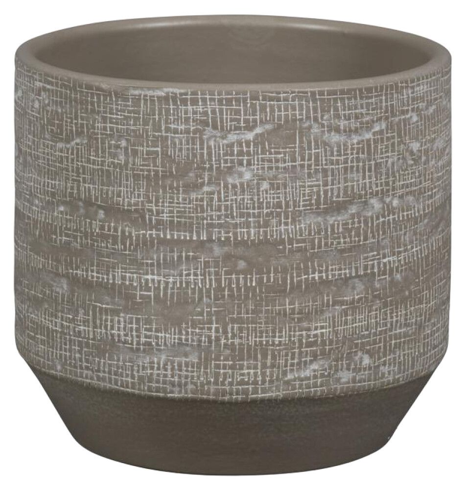 Blómapottur Bento brúnn Ø14xH13 cm