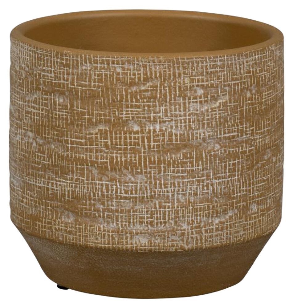 Blómapottur Bento taupe Ø14xH13 cm