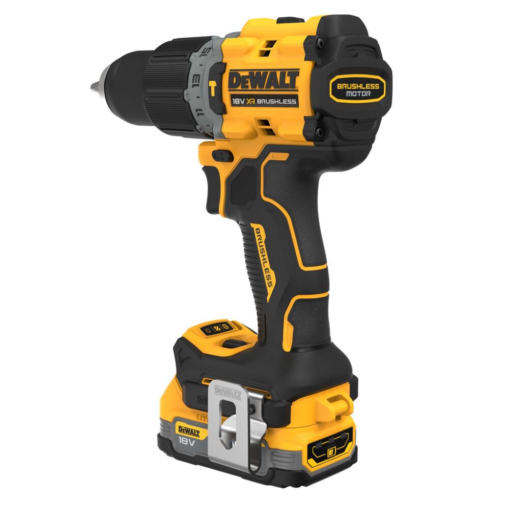 Höggborvél 18V 1x2Ah kolalaus DeWALT DCD805E1T-QW