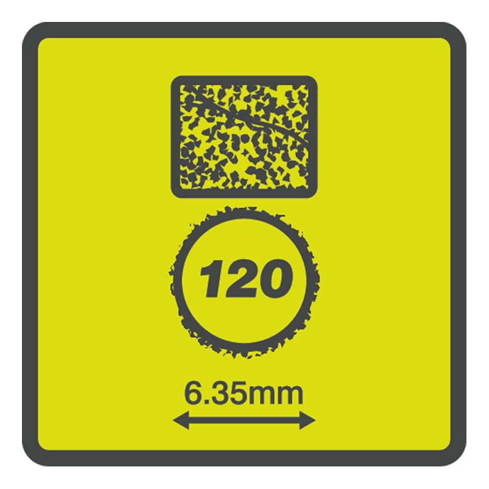 Sandpappírshólkar 120 Ryobi RAR602-10 10 stk