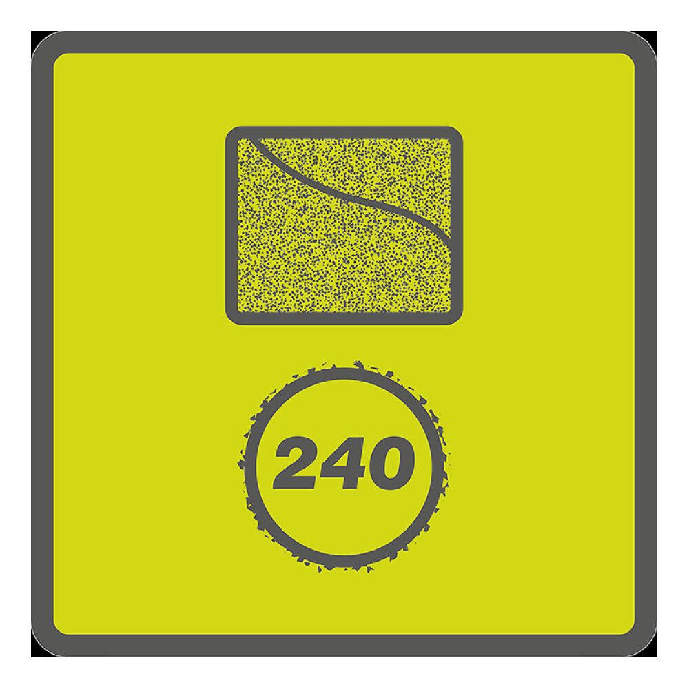 Sandpappírshólkar 240 Ryobi RAR603-10 10 stk