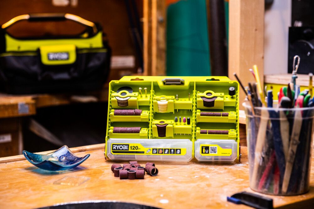 Aukahlutasett fyrir fræsara Ryobi RAR800K-120 120 stk