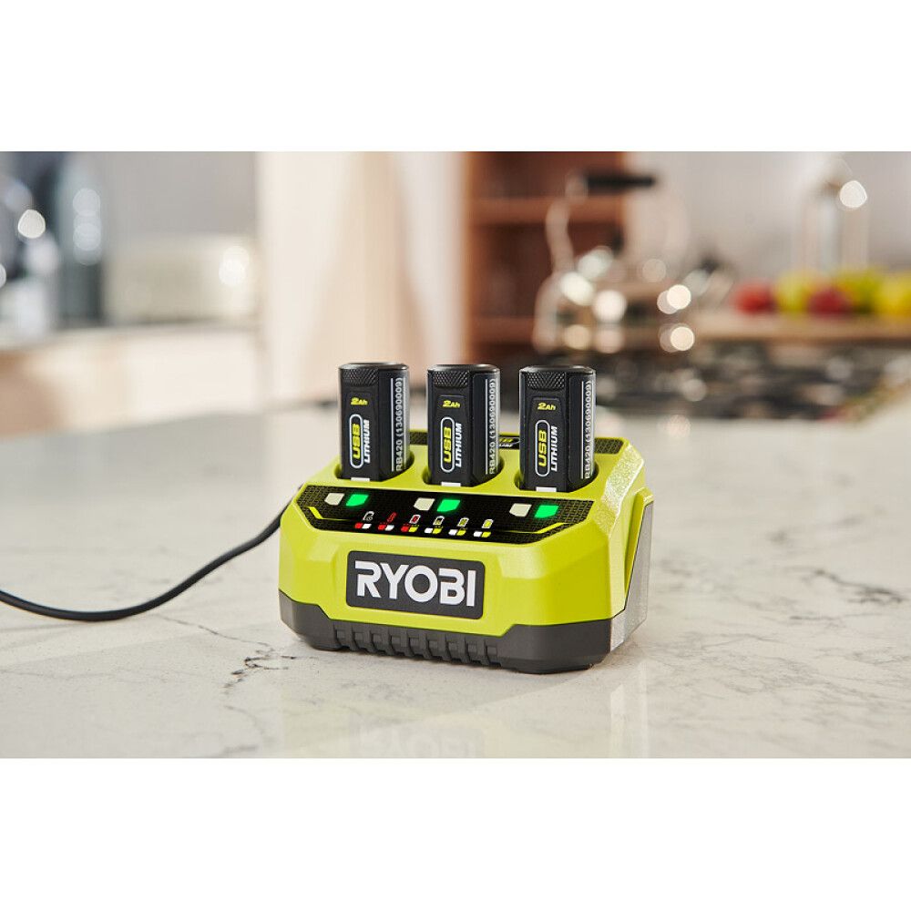 Hleðslutæki 3x4V Ryobi One+ RC43P