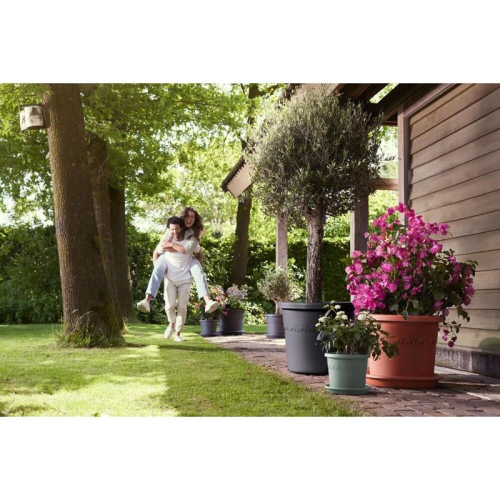 Blómapottur Algarve Cilindro Ø48 cm Elho koksgrár