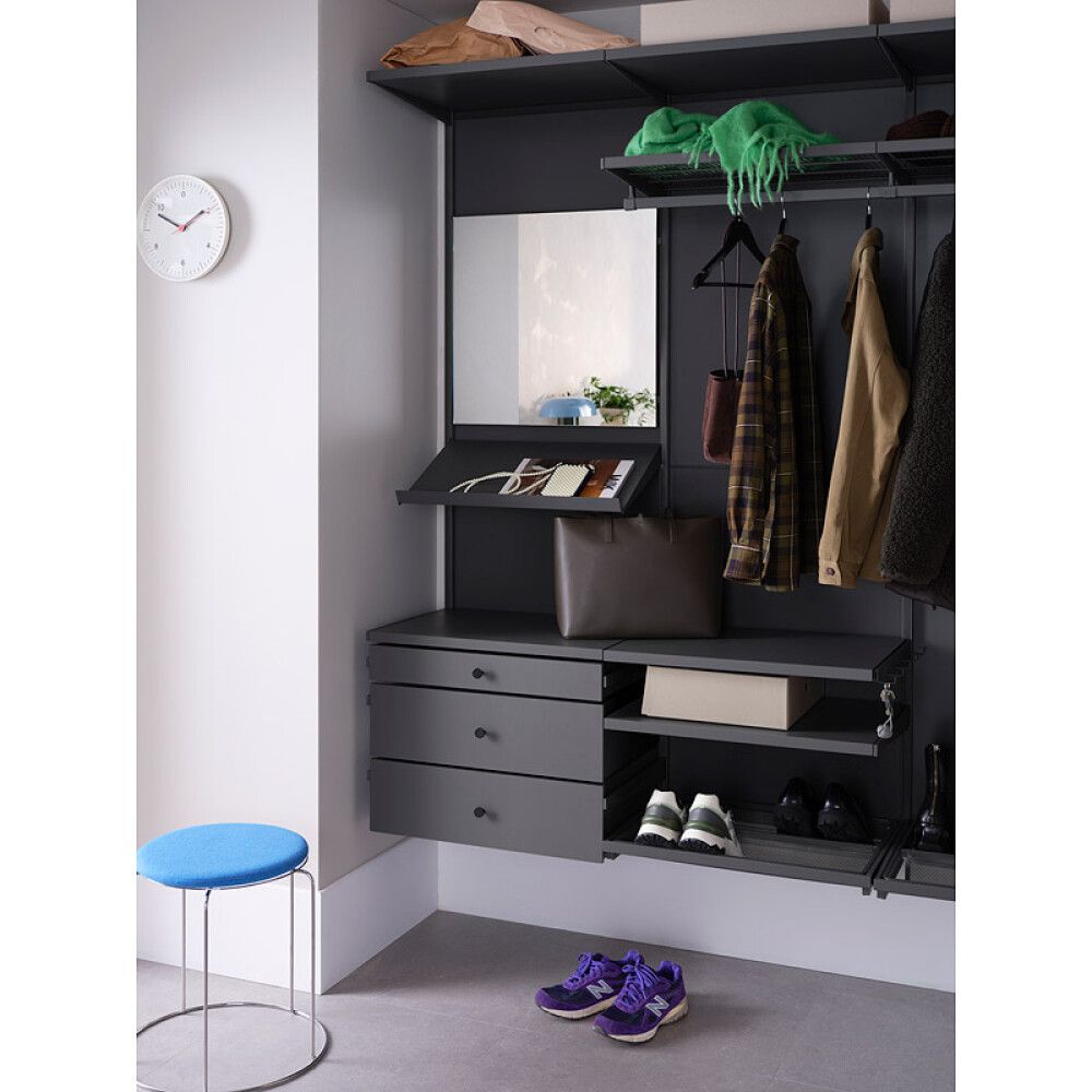 Uppistöð 2172 mm Elfa Garage+ matt grá