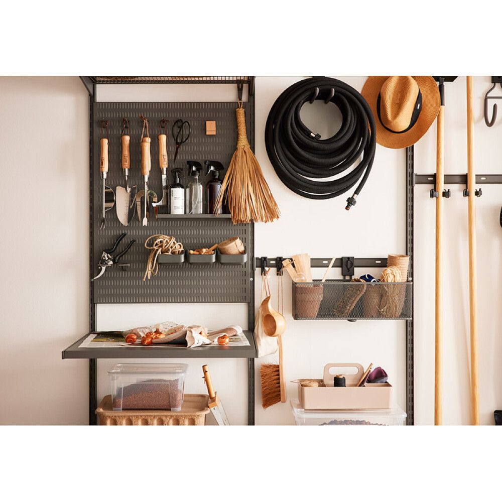 Krókur alhliða Elfa Garage+ 3stk matt grár