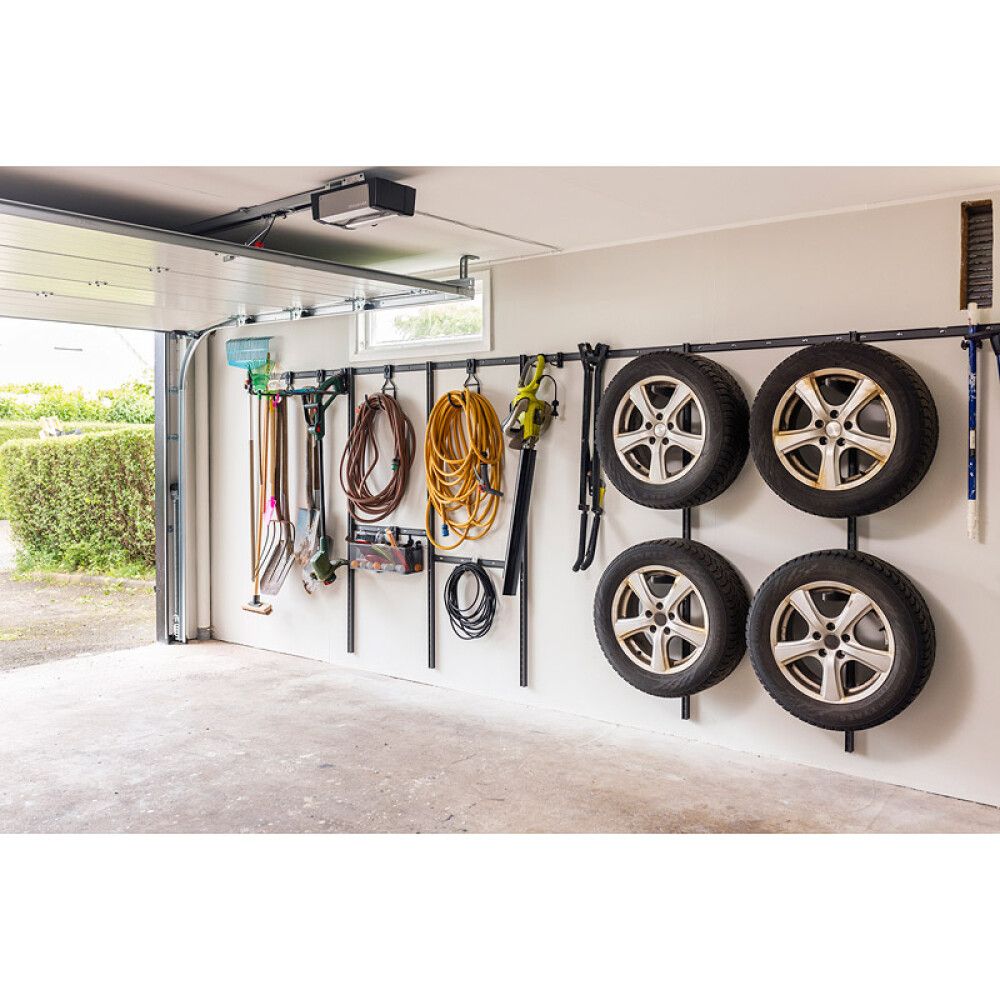 Krókur L Elfa Garage+ matt grár