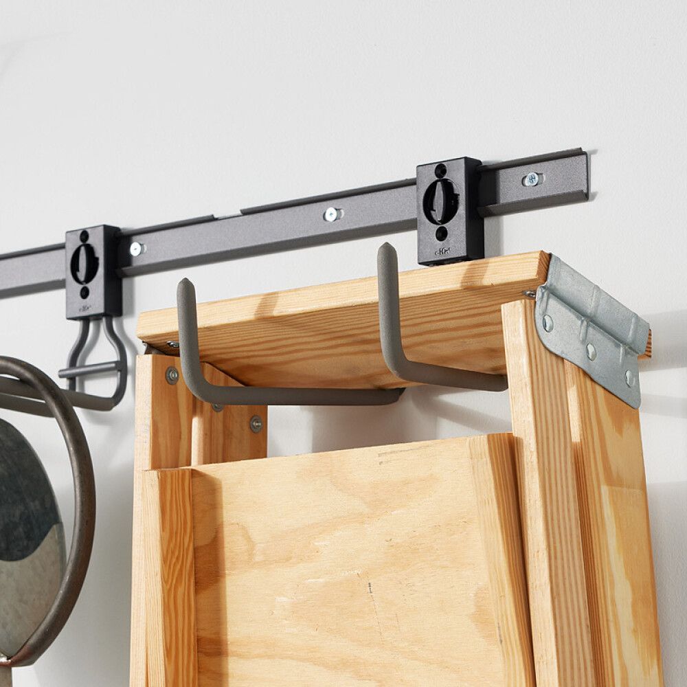 Krókur L Elfa Garage+ matt grár