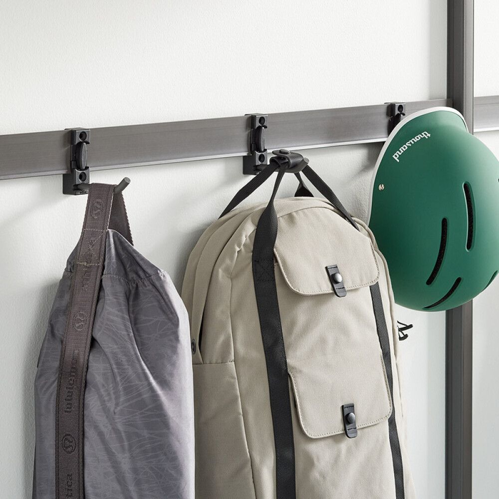 Krókur Elfa Garage+ 3stk matt grár