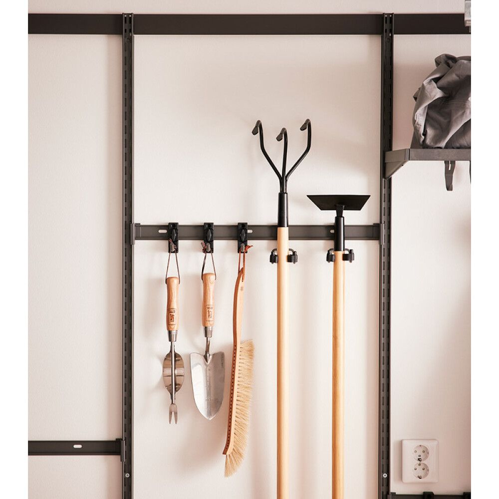 Krókur fyrir garðverkfæri L Elfa Garage+ matt grár