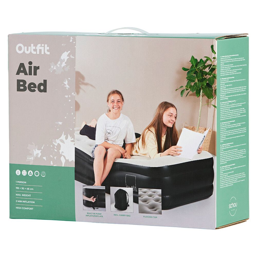 Vindsæng með pumpu 196x95x46cm Outfit