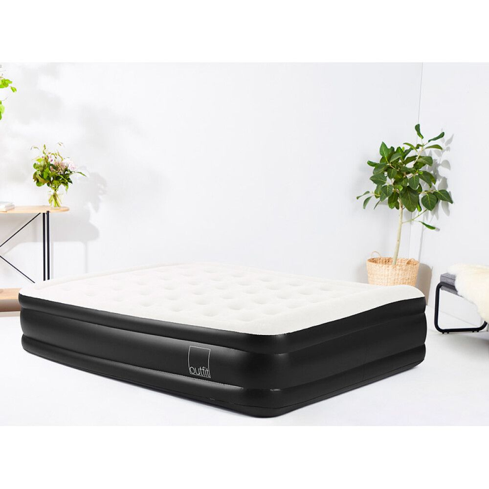 Vindsæng með pumpu 203x156x46cm Outfit