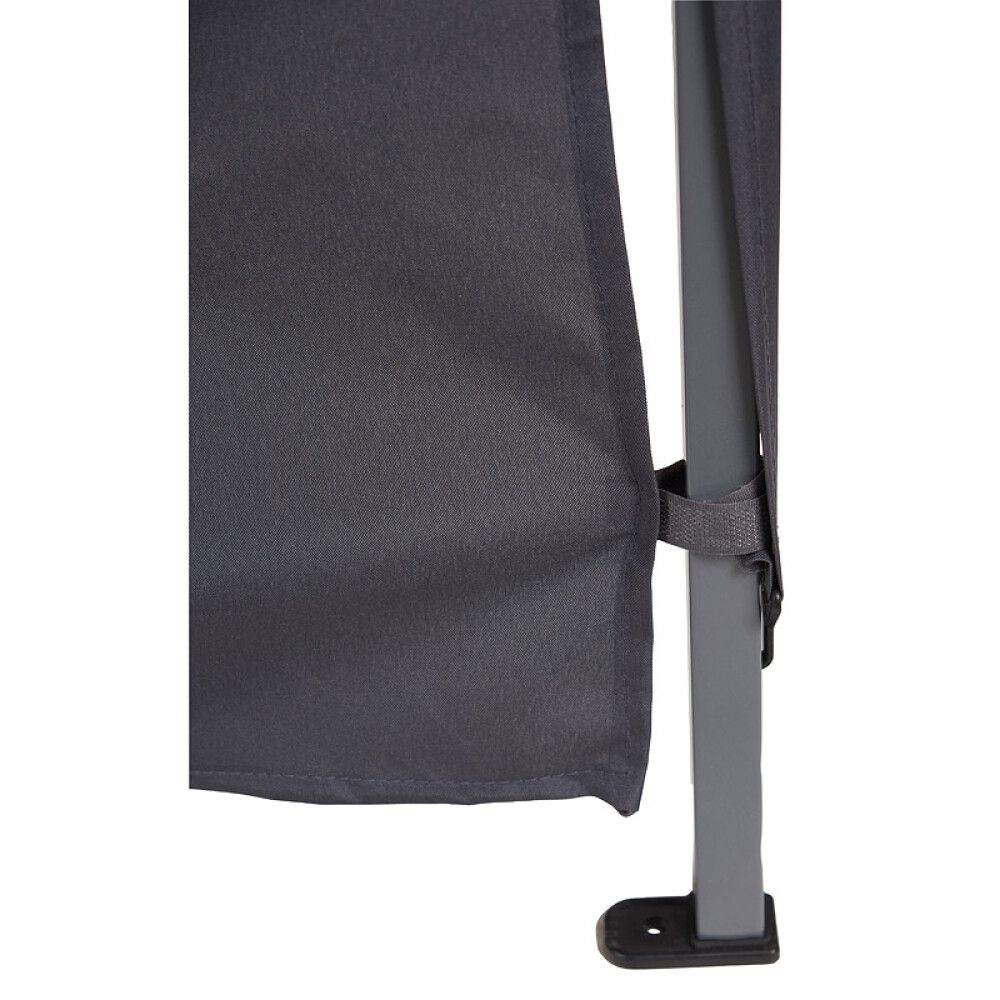 Hliðar fyrir Easy-up veislutjald 2stk gráar