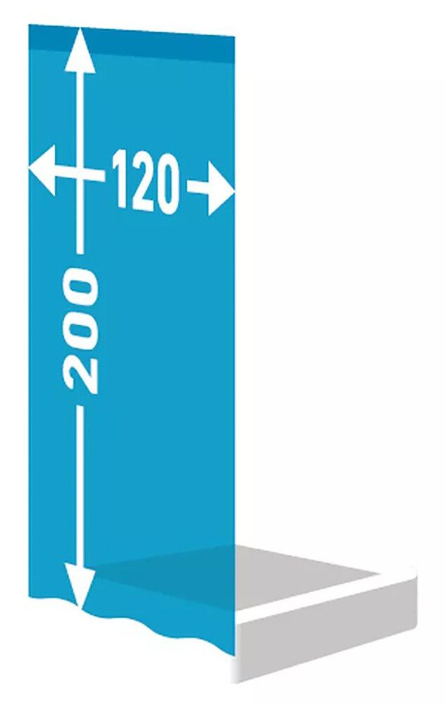 Sturtuhengi scuby Diaqua 120x200cm