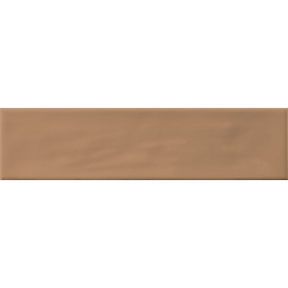 Veggflísar brúnar terracotta 7,5x30x1 cm 0,59 m² Eleganza