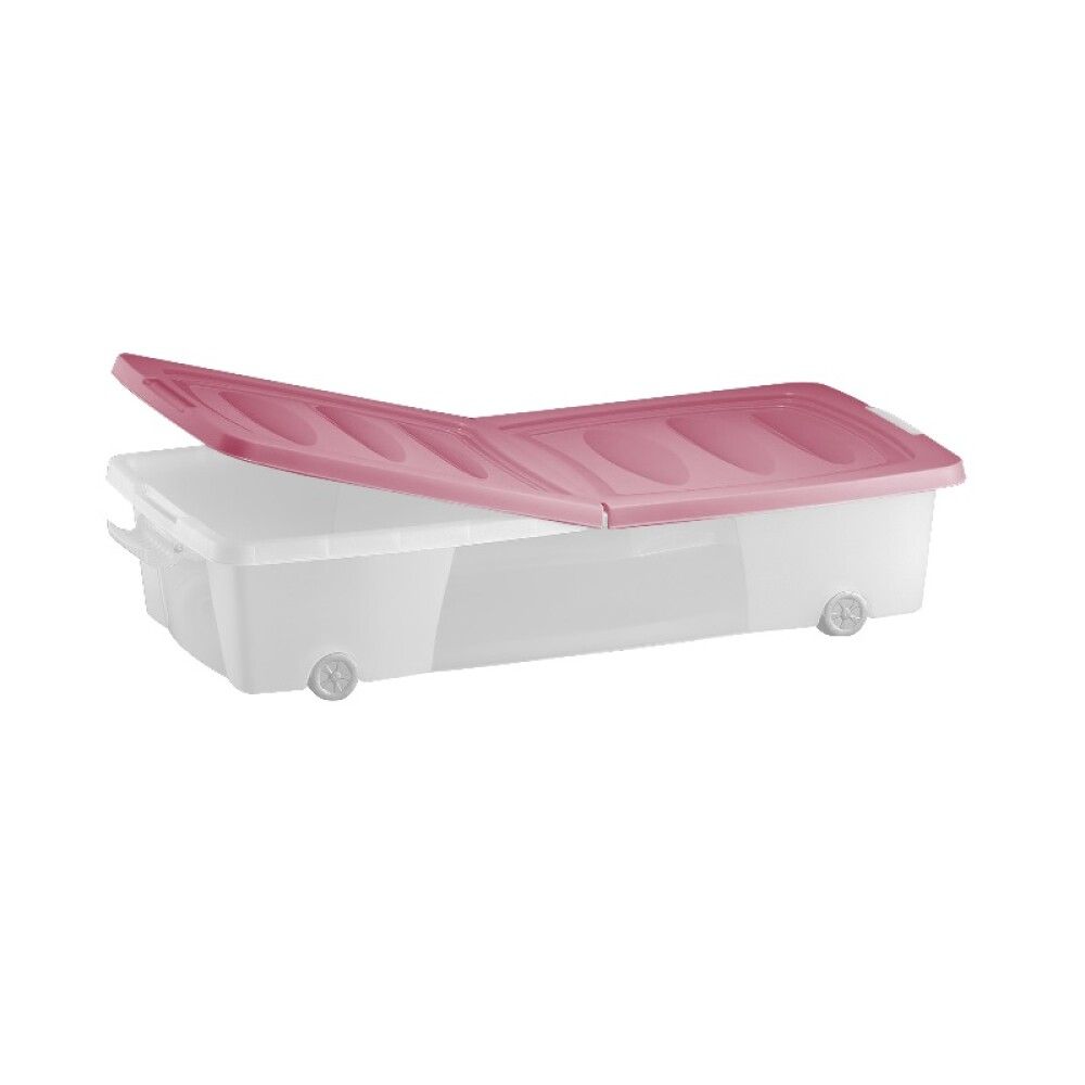 Plastkassi á hjólum með loki 32L Jelenia (margir litir) 1stk