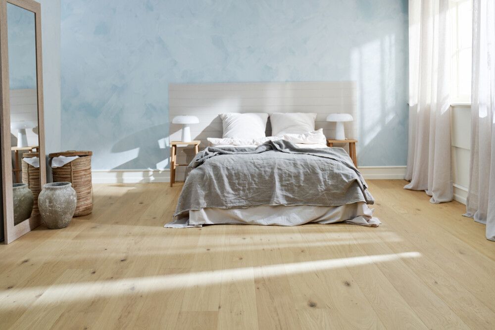 Plankaparket Accent eik hvít 13mm Timbermann 2,08m²