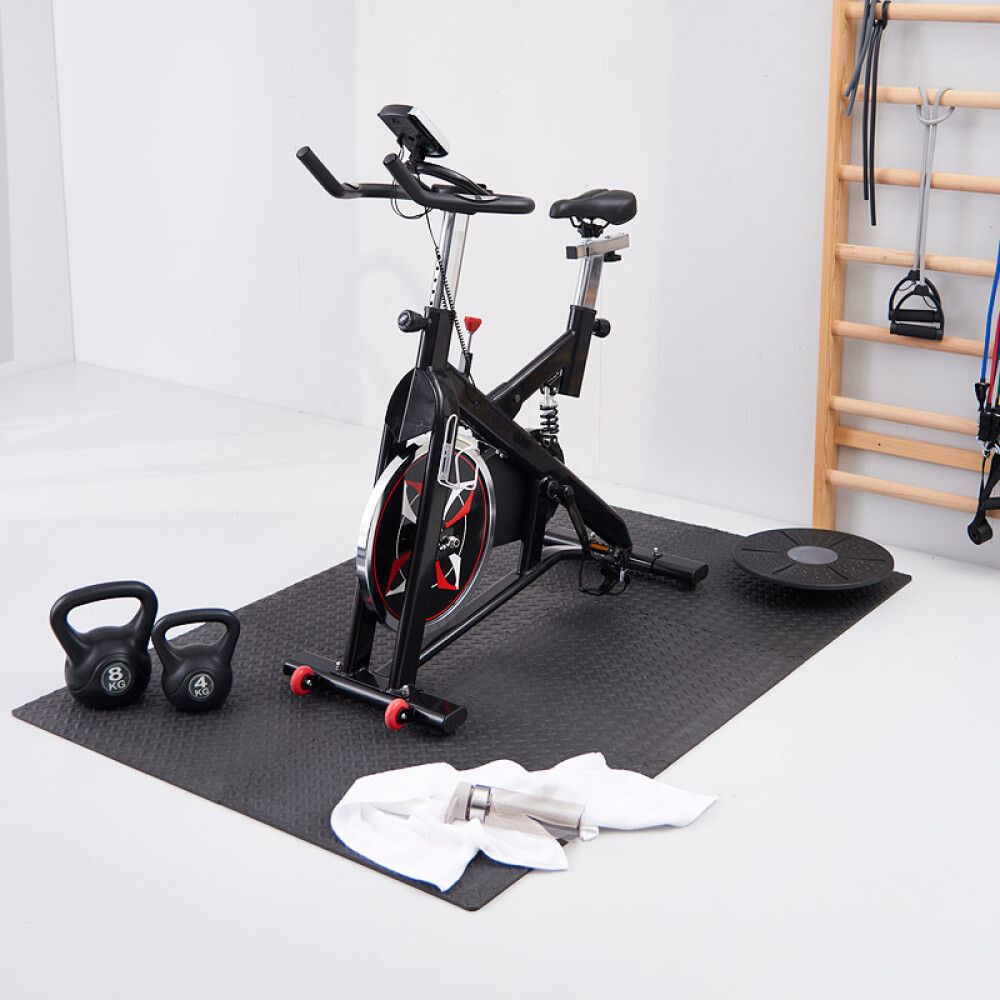 Bílskúrsmotta 40x40cm 6stk