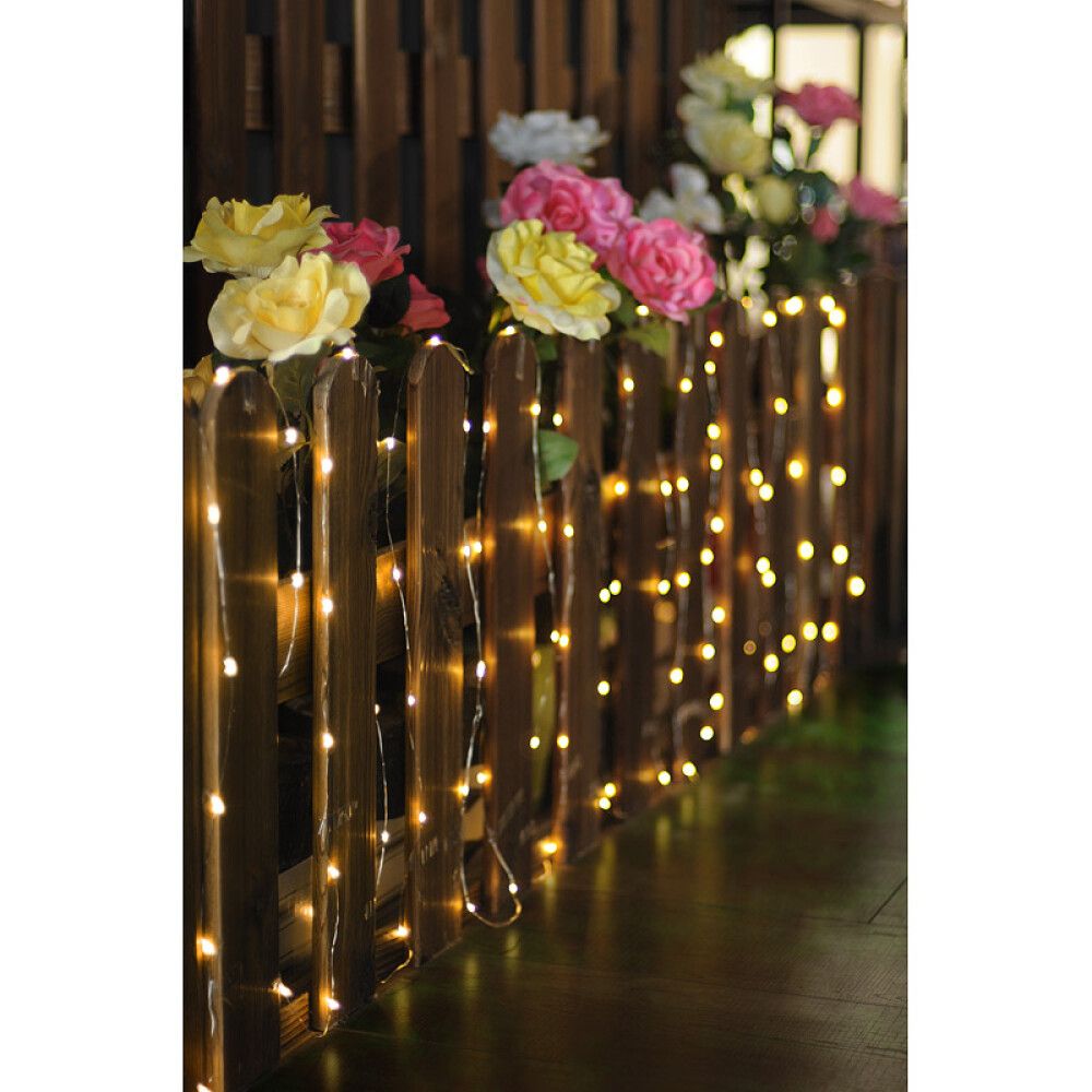 Ljósasería með sólarsellu 120LED Globo 150cm IP44