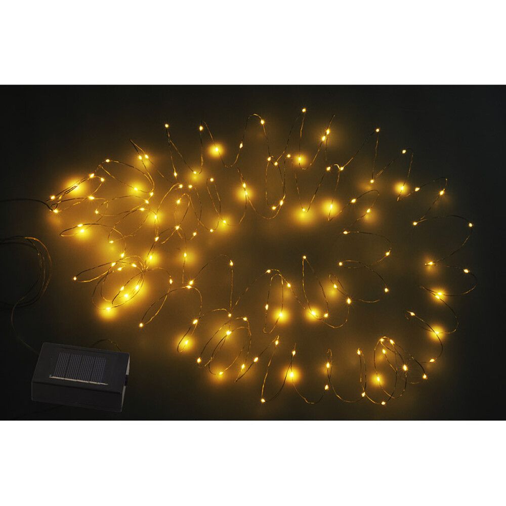 Ljósasería með sólarsellu 120LED Globo 150cm IP44