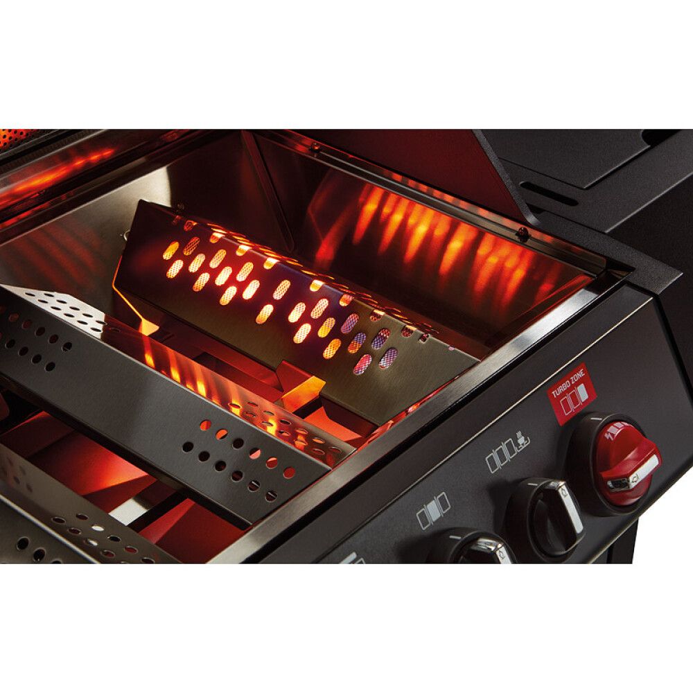 Gasgrill Monroe Pro 3 Turbo svart