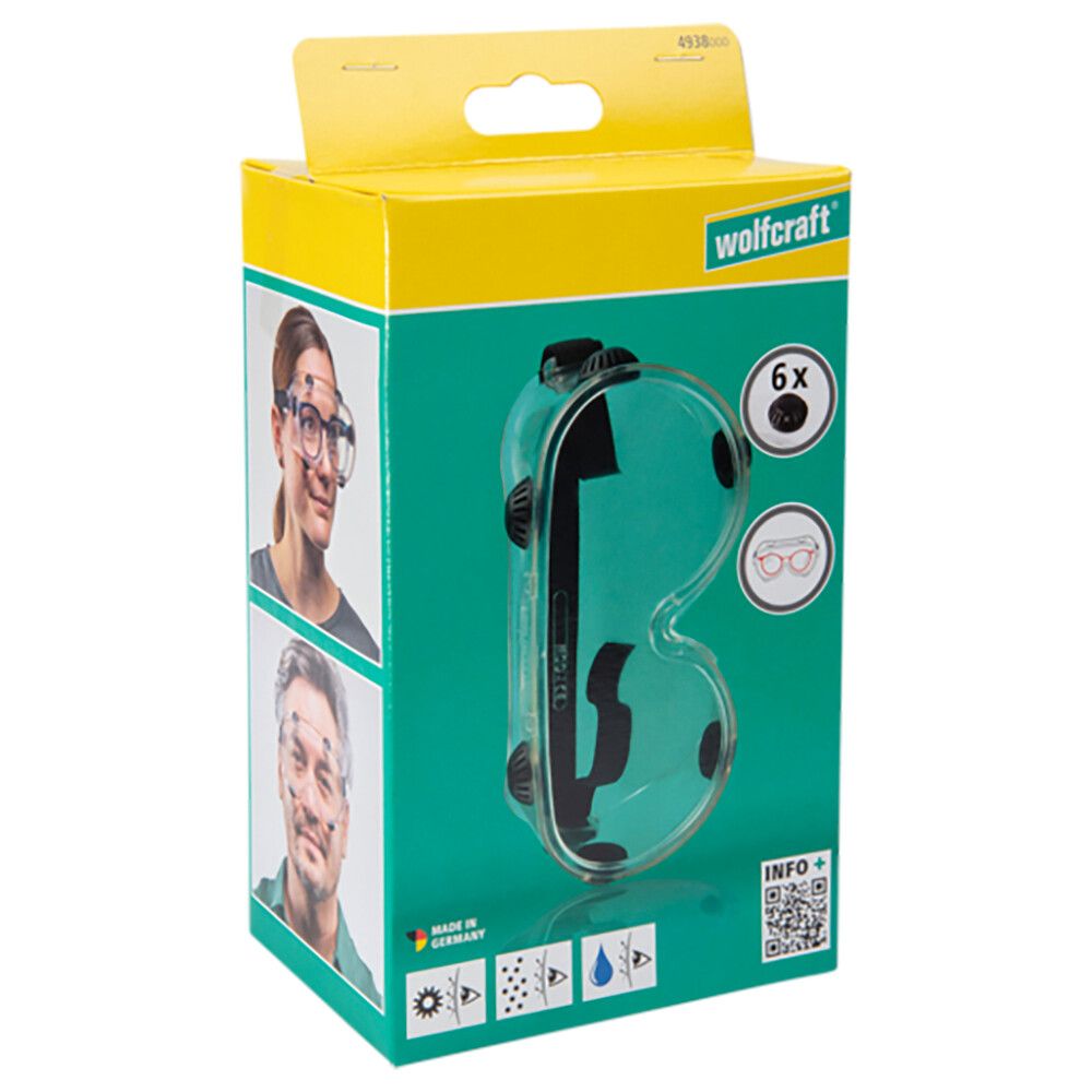 Öryggisgleraugu Wolfcraft Full View