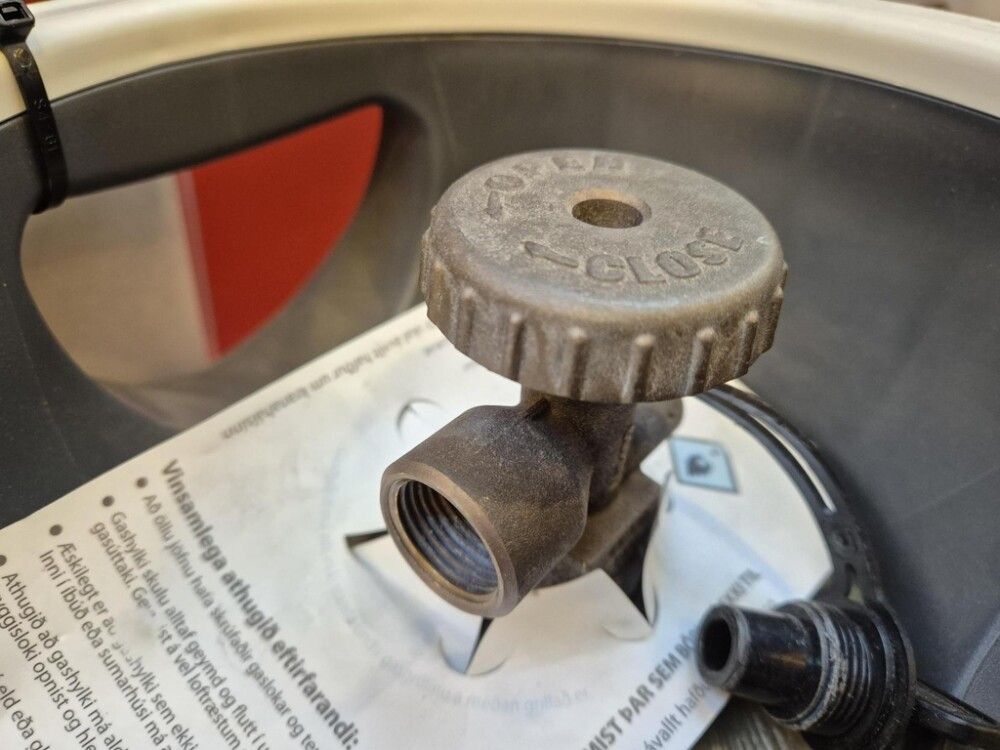 Gaskútur 5 kg skrúfaður plast