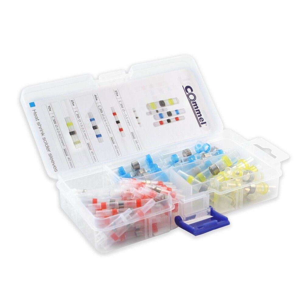 Hitaherpihólkur 0,5-6mm 100 stk bland