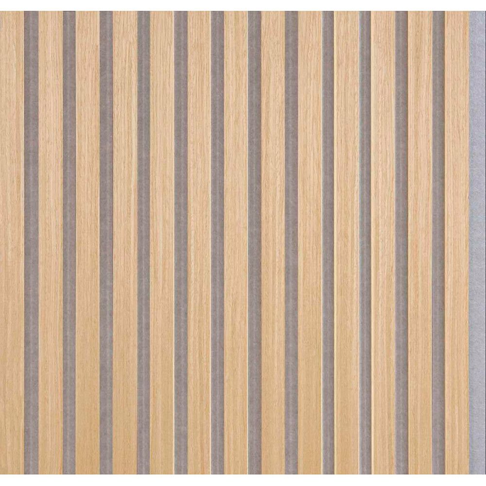 Hljóðdempandi plata ljós eik/grá 2440x520x18 mm Fanø