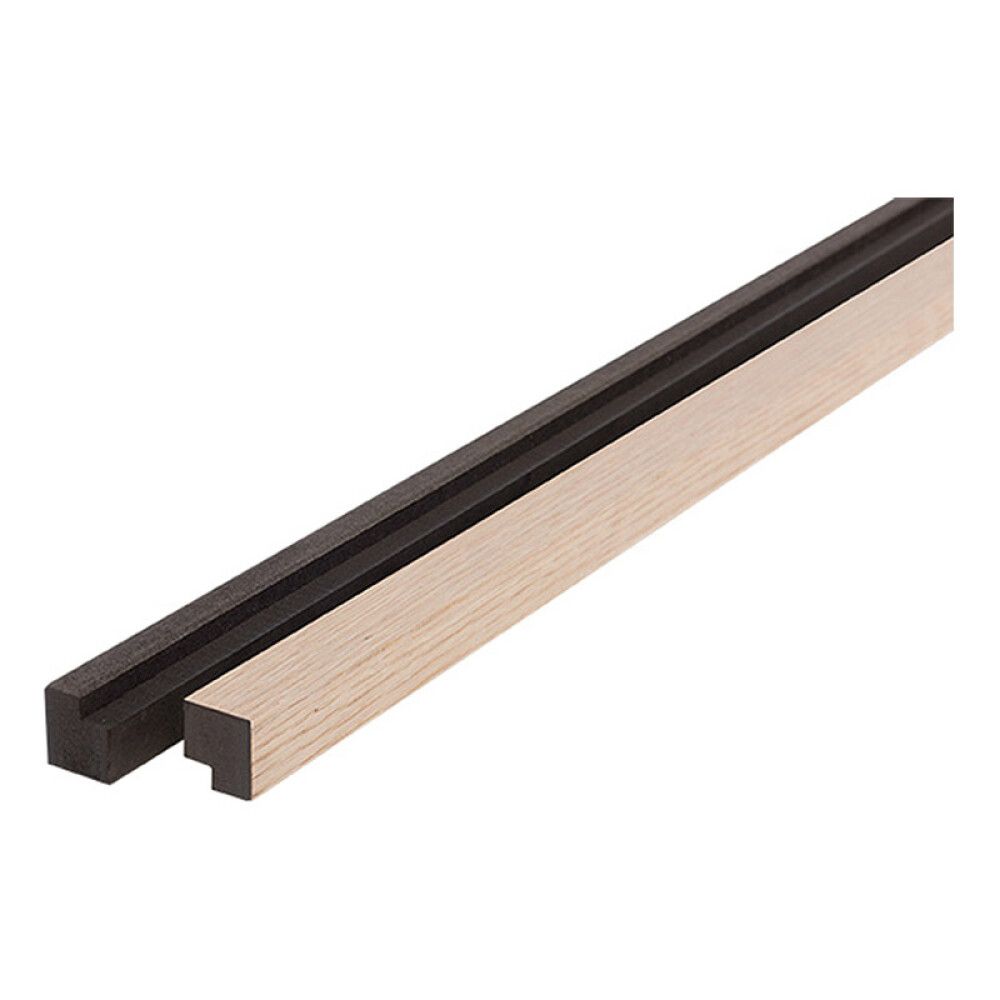 Endalisti fyrir hljóðdempandi plötu 22x25x3000mm 2stk ljós eik