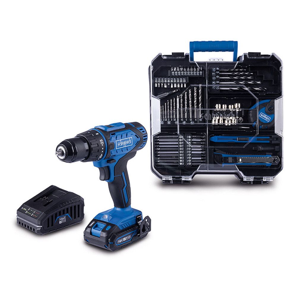 Skrúfvél 20V 2Ah Scheppach C-DTB74