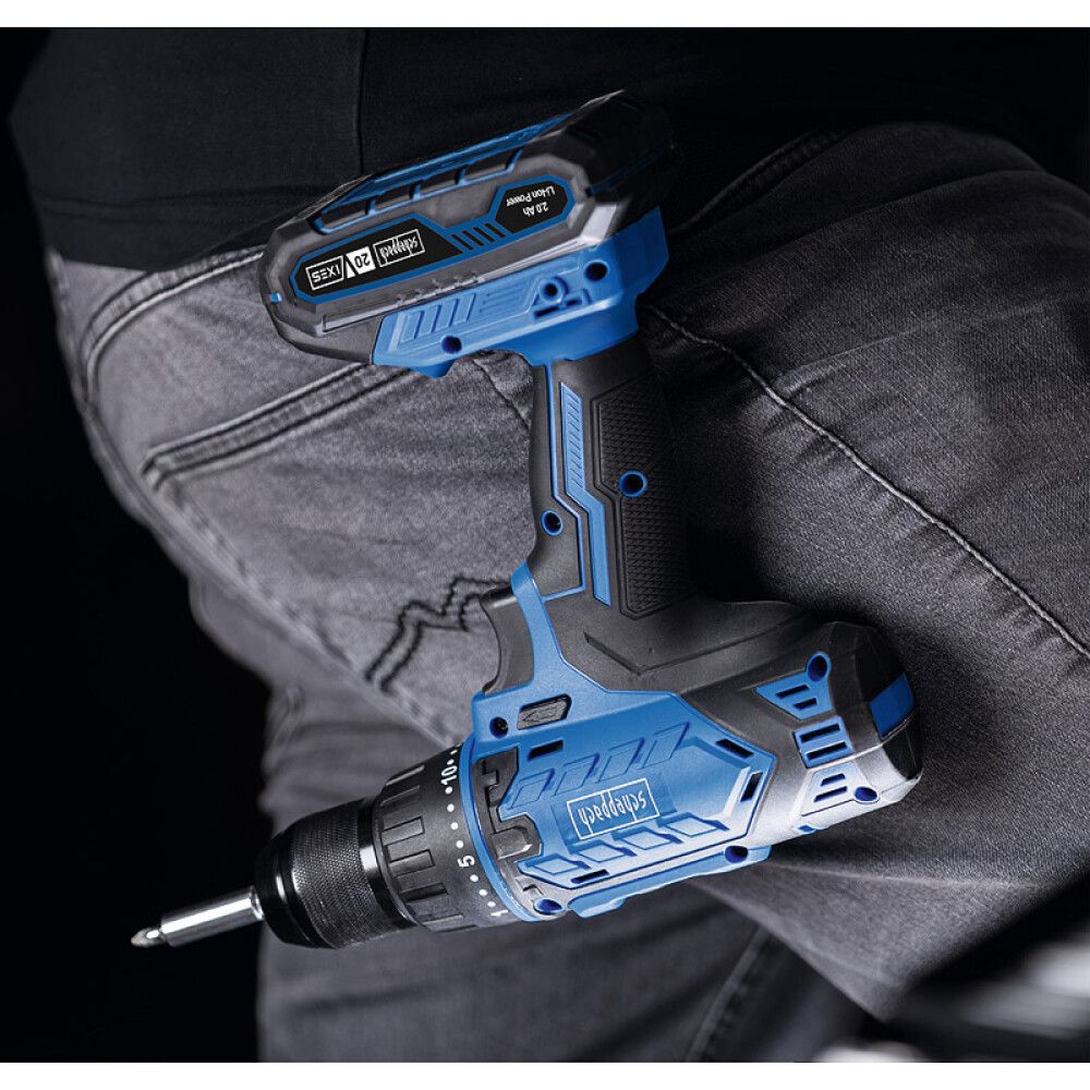 Skrúfvél 20V 2Ah Scheppach C-DTB74