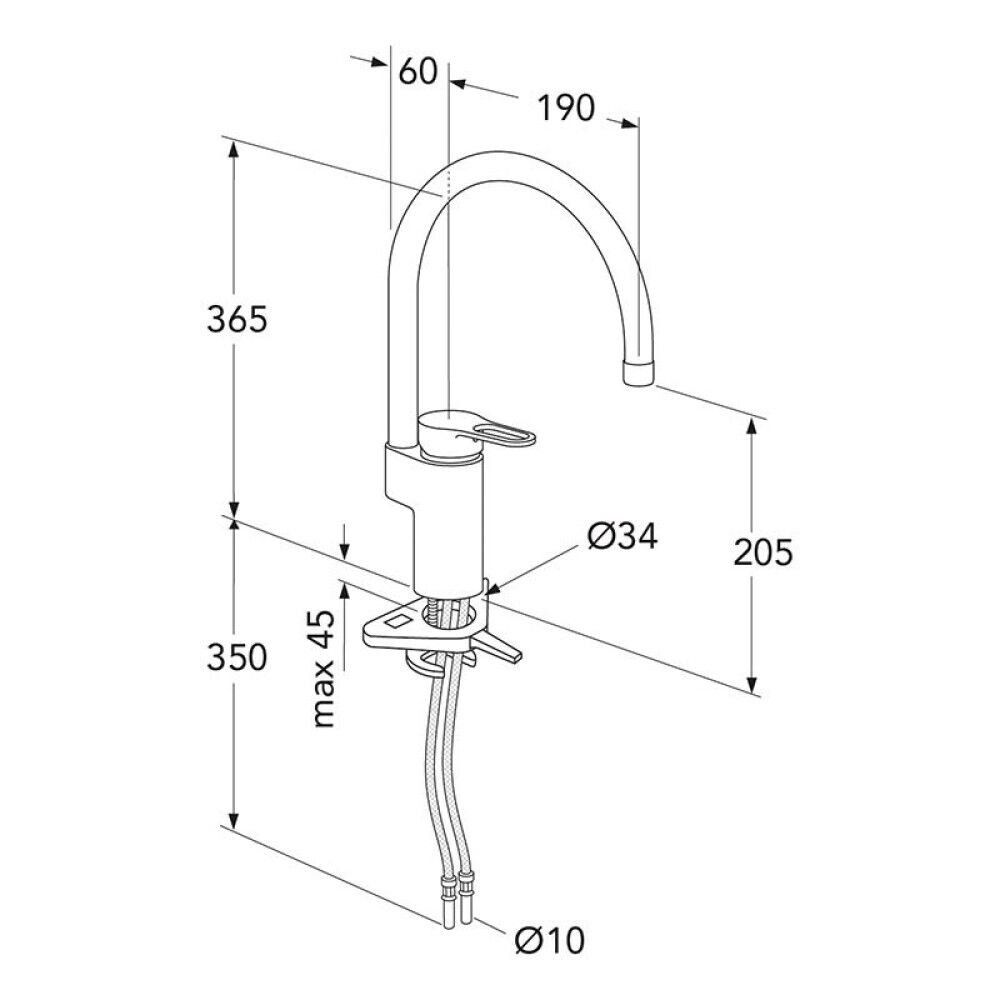 Eldhústæki Gustavsberg Skandic matt svart