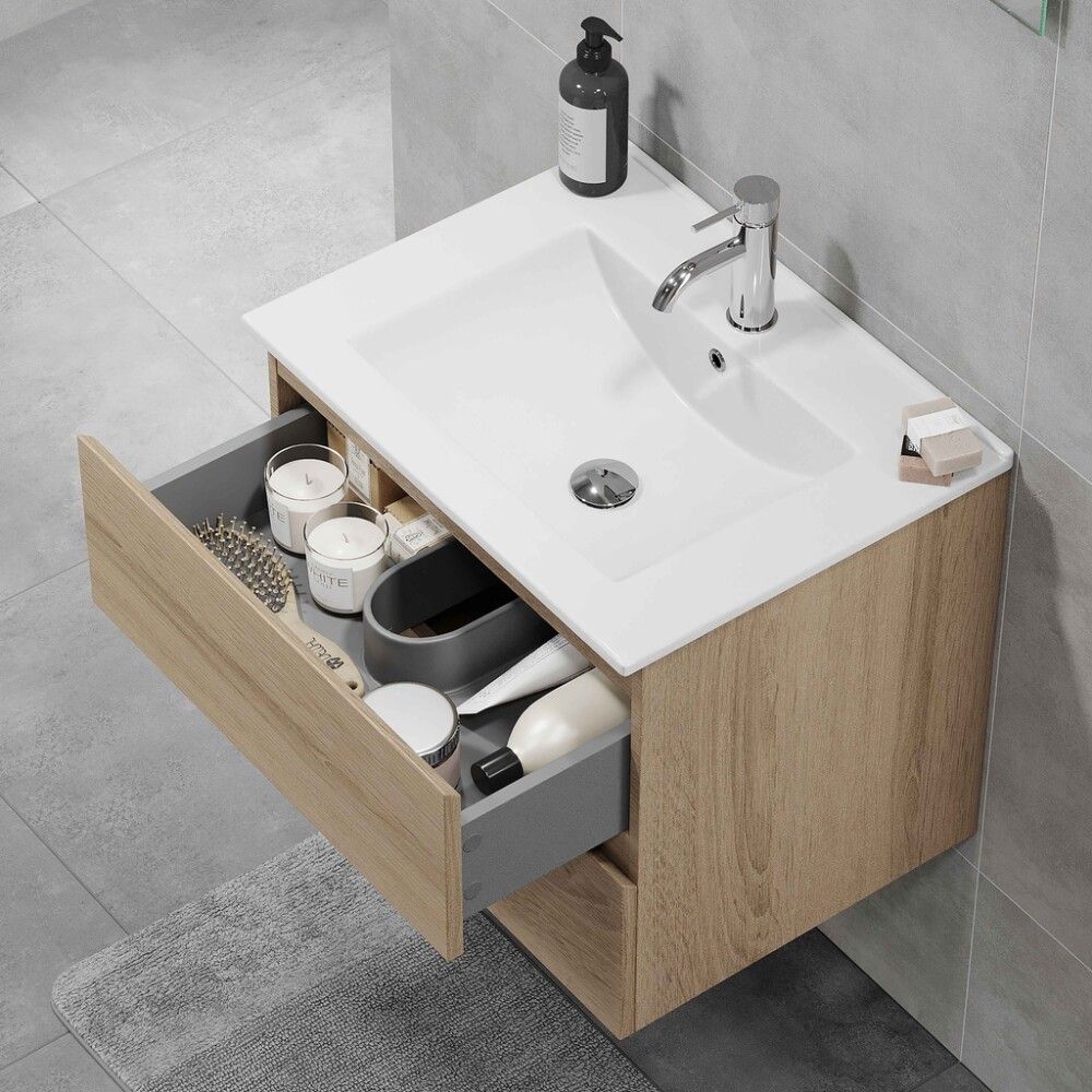 Handlaugarskápur 60cm Camden eik