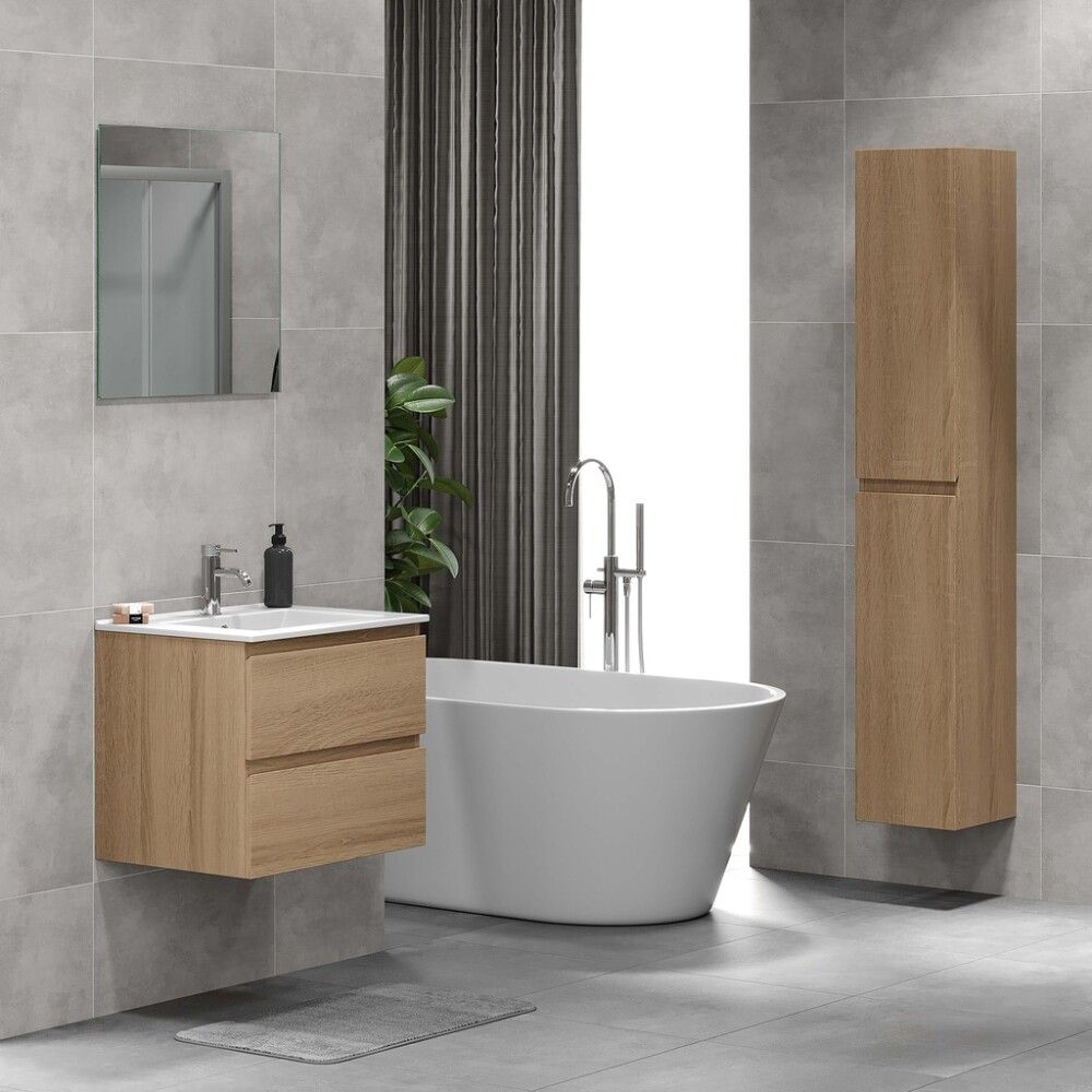 Handlaugarskápur 60cm Camden eik