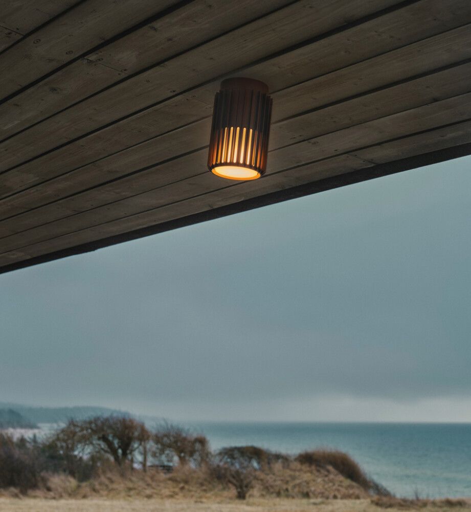 Loftljós E27 Aludra Ø12,4cm málmbrúnt