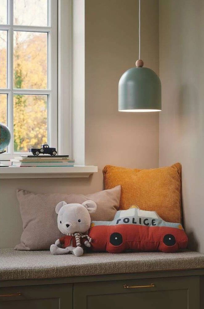 Hangandi ljós E27 Gaston Ø20cm grænt