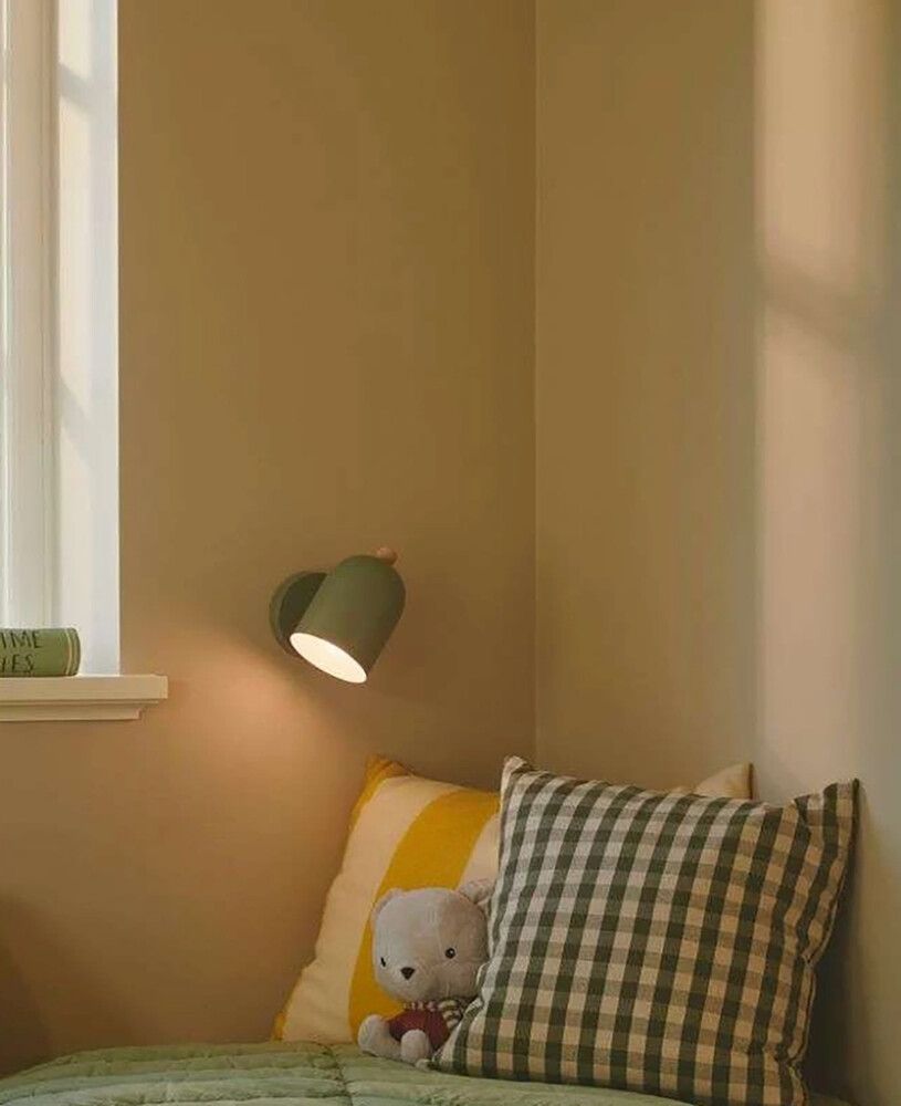 Veggljós E27 Gaston Ø11,5 grænt