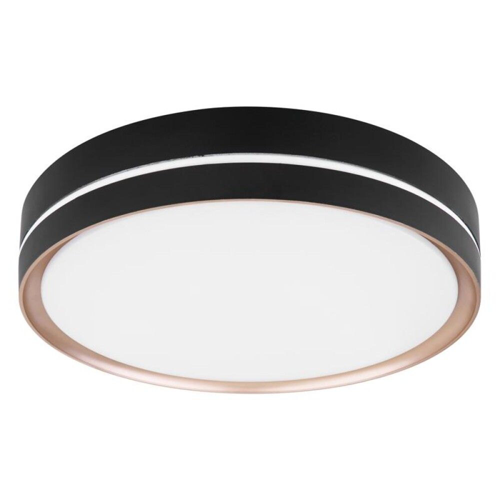 Kúpull LED 24W Manni 2700-6500K Ø38,5cm svartur