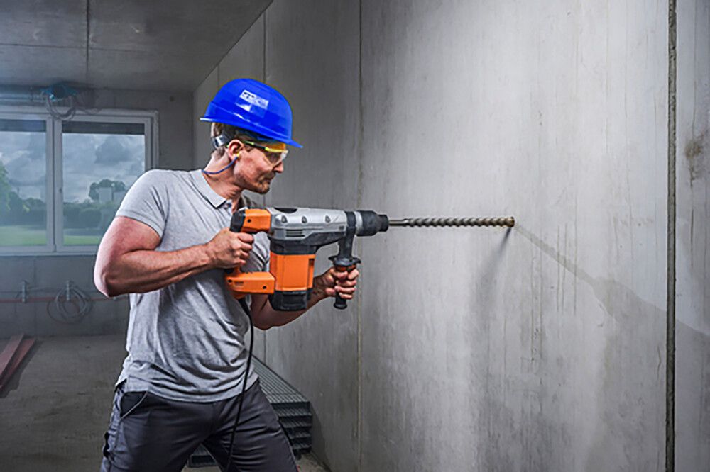 Öryggishjálmur Wolfcraft blár