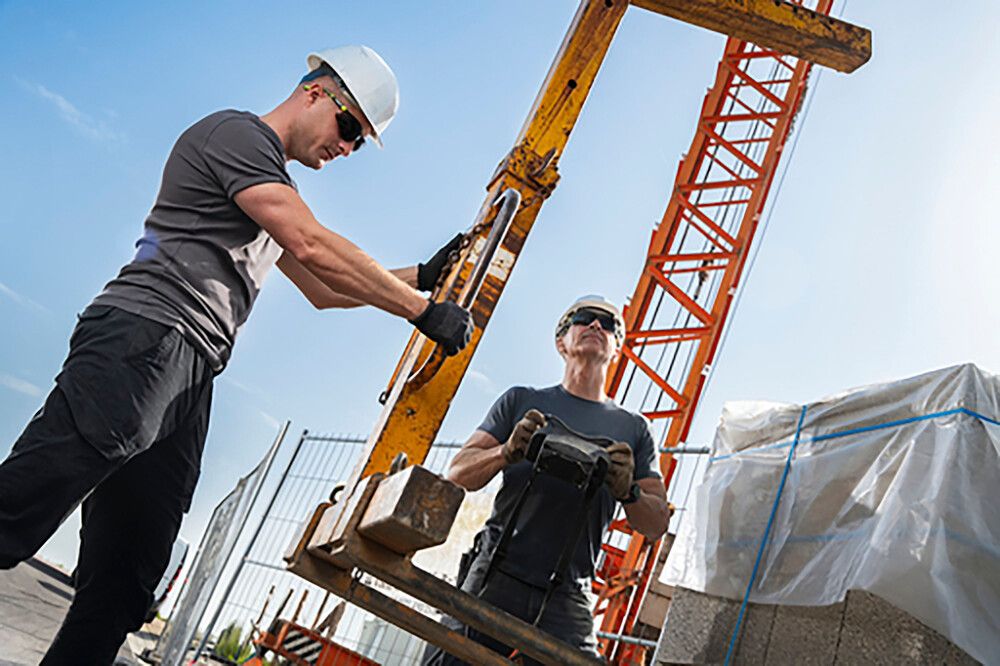 Öryggishjálmur Wolfcraft hvítur