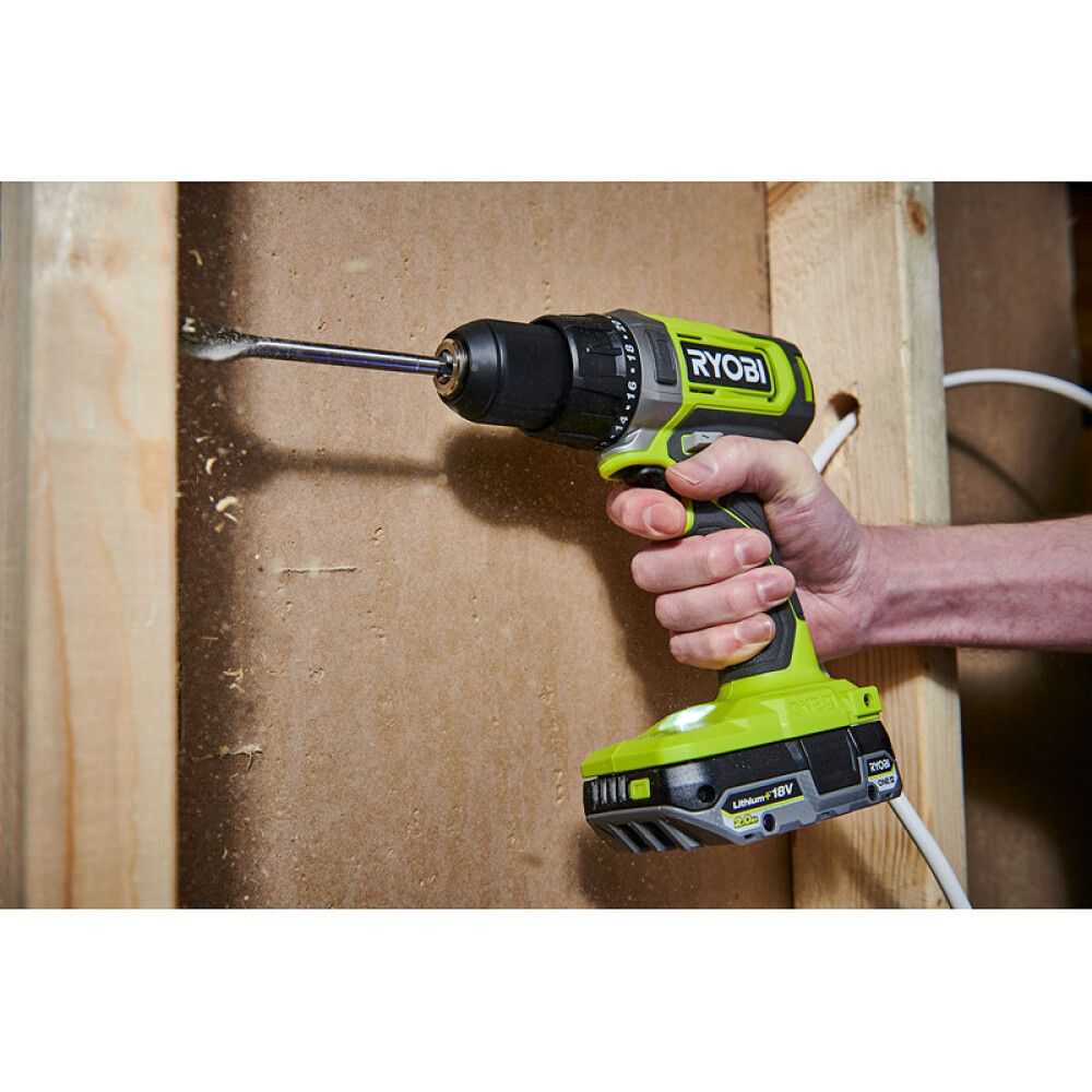 Rafmangsverkfærasett 9hlutir 18V Ryobi One+ R18CK6-240G