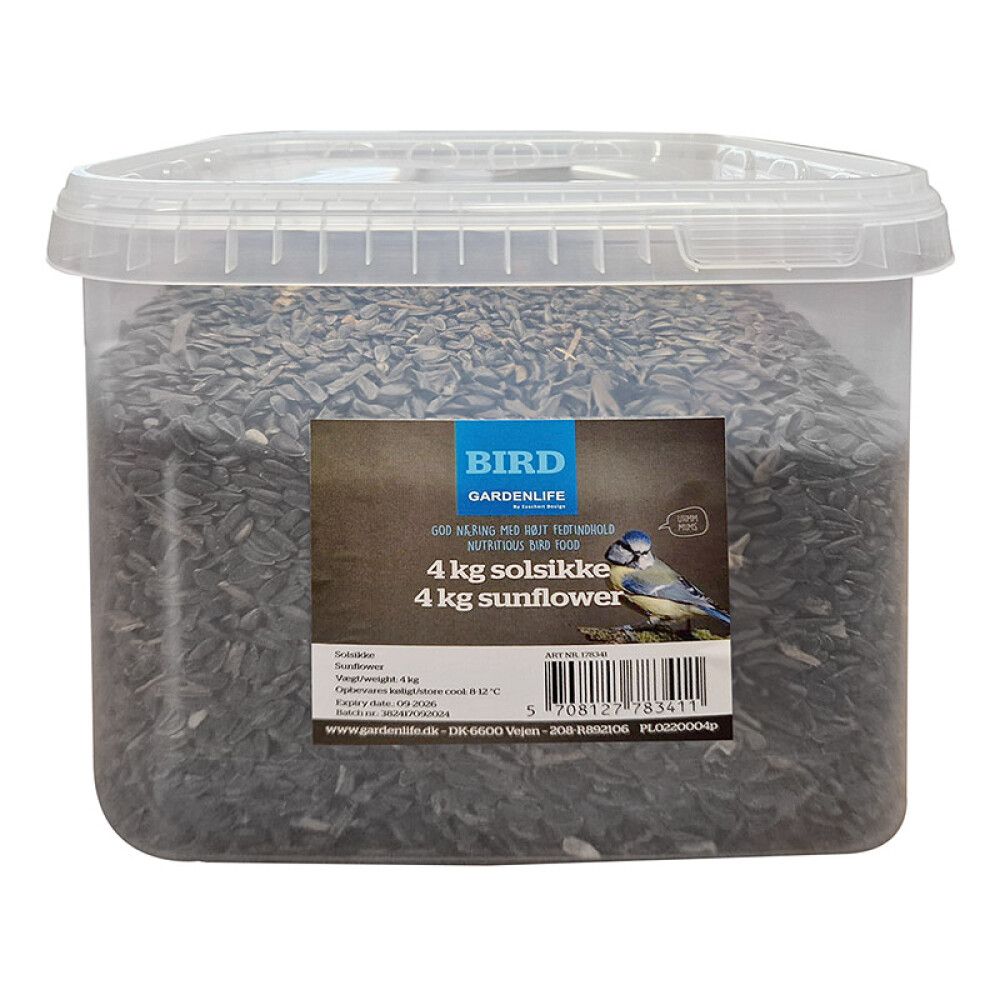 Sólblómafræ 4kg Garden Lide